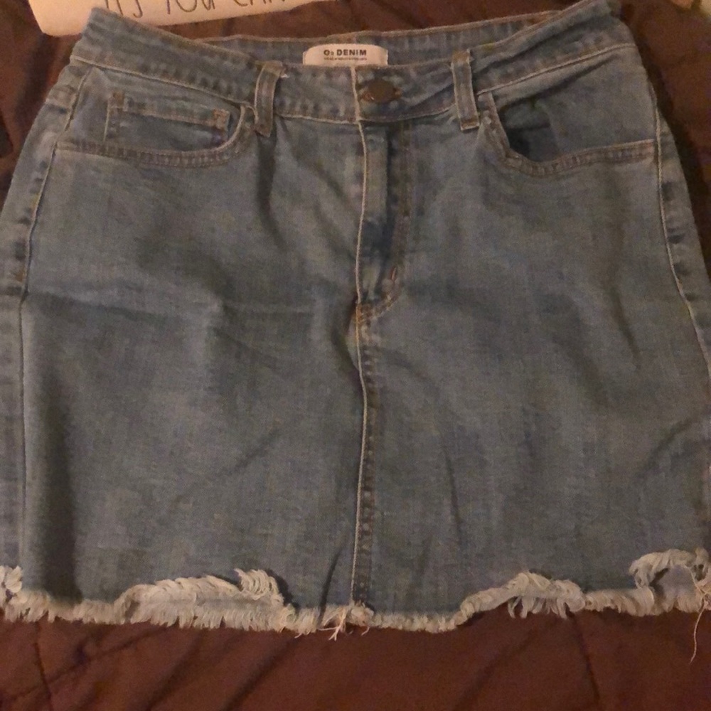 Denim Mini Skirt